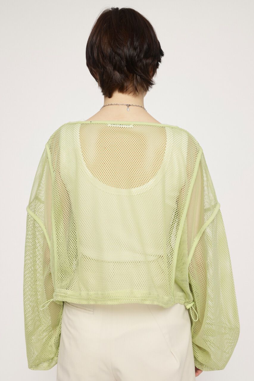 SLY「ATHLETIC MESH ARM SKIPPER トップス」|Tシャツ・カットソー|