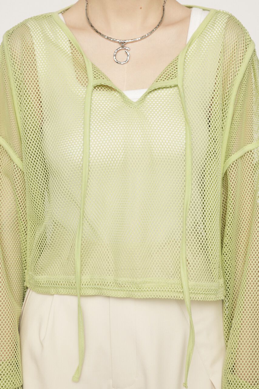 SLY「ATHLETIC MESH ARM SKIPPER トップス」|Tシャツ・カットソー|