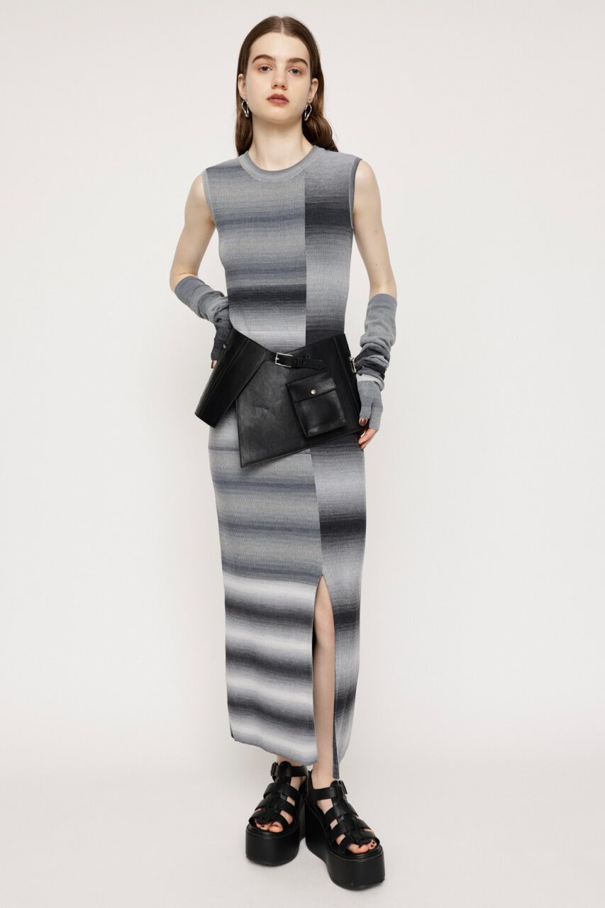 SLY「GRADATION BLOCKING HG ロングワンピース」|ワンピース|