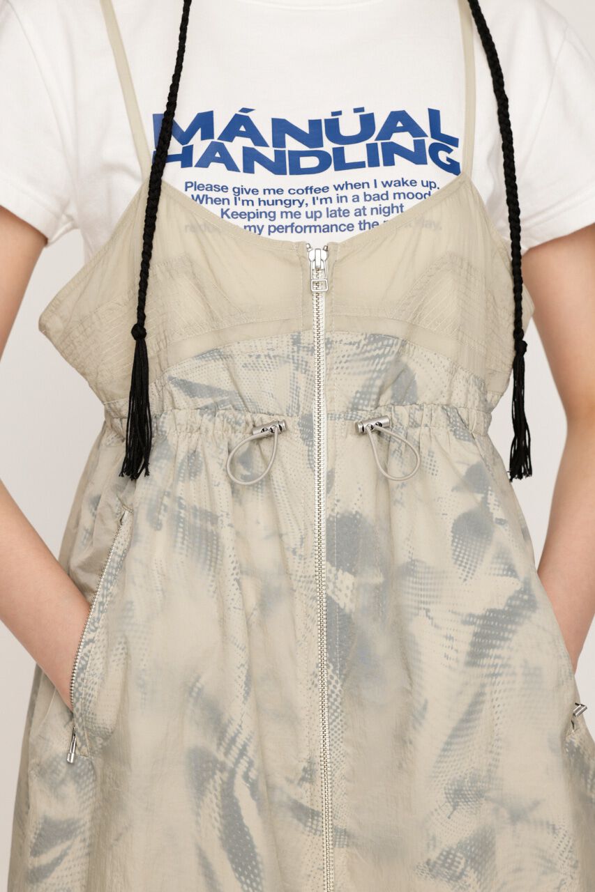 SLY「SHEER CAMI ZIP ドレス」|ワンピース|