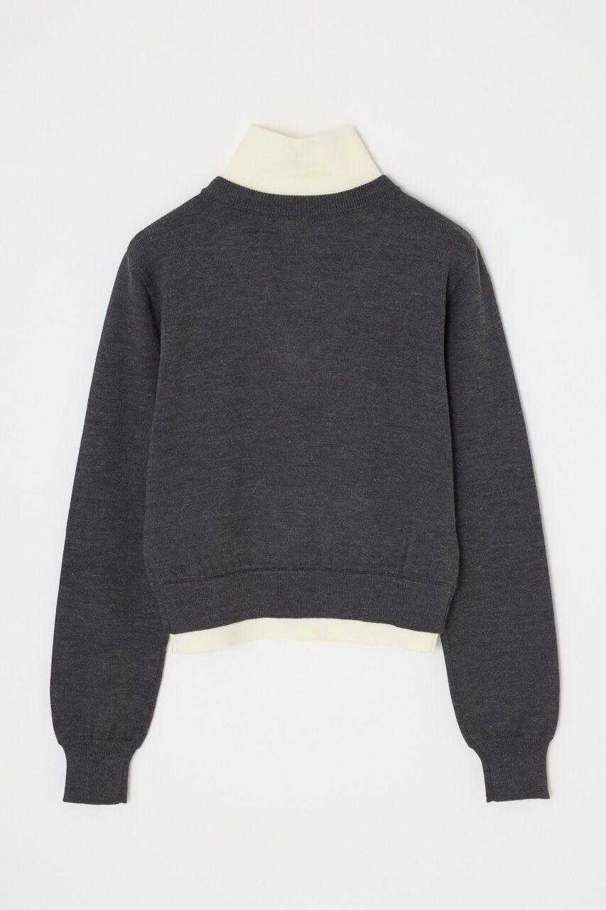 SLY「LAYERED STAND HG トップス」|ニット・セーター|