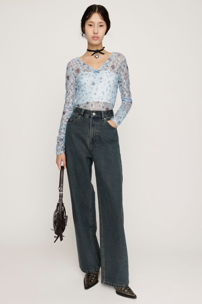 SLY「JW STRAIGHT DENIM パンツ」|デニム|BLU