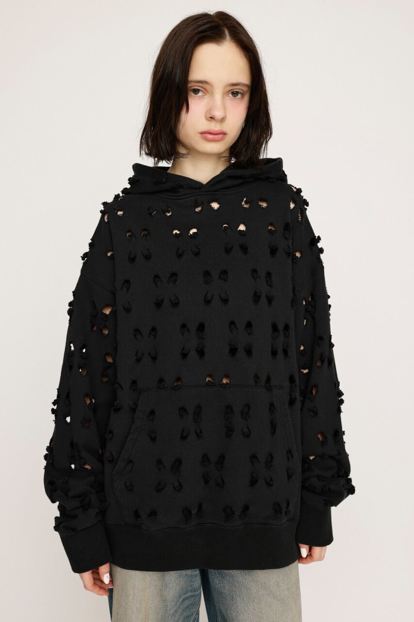 SLY「NOTCH SW HOODIE」|パーカー|BLK