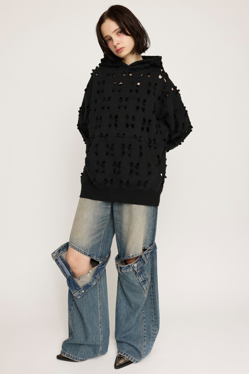 SLY「NOTCH SW HOODIE」|パーカー|