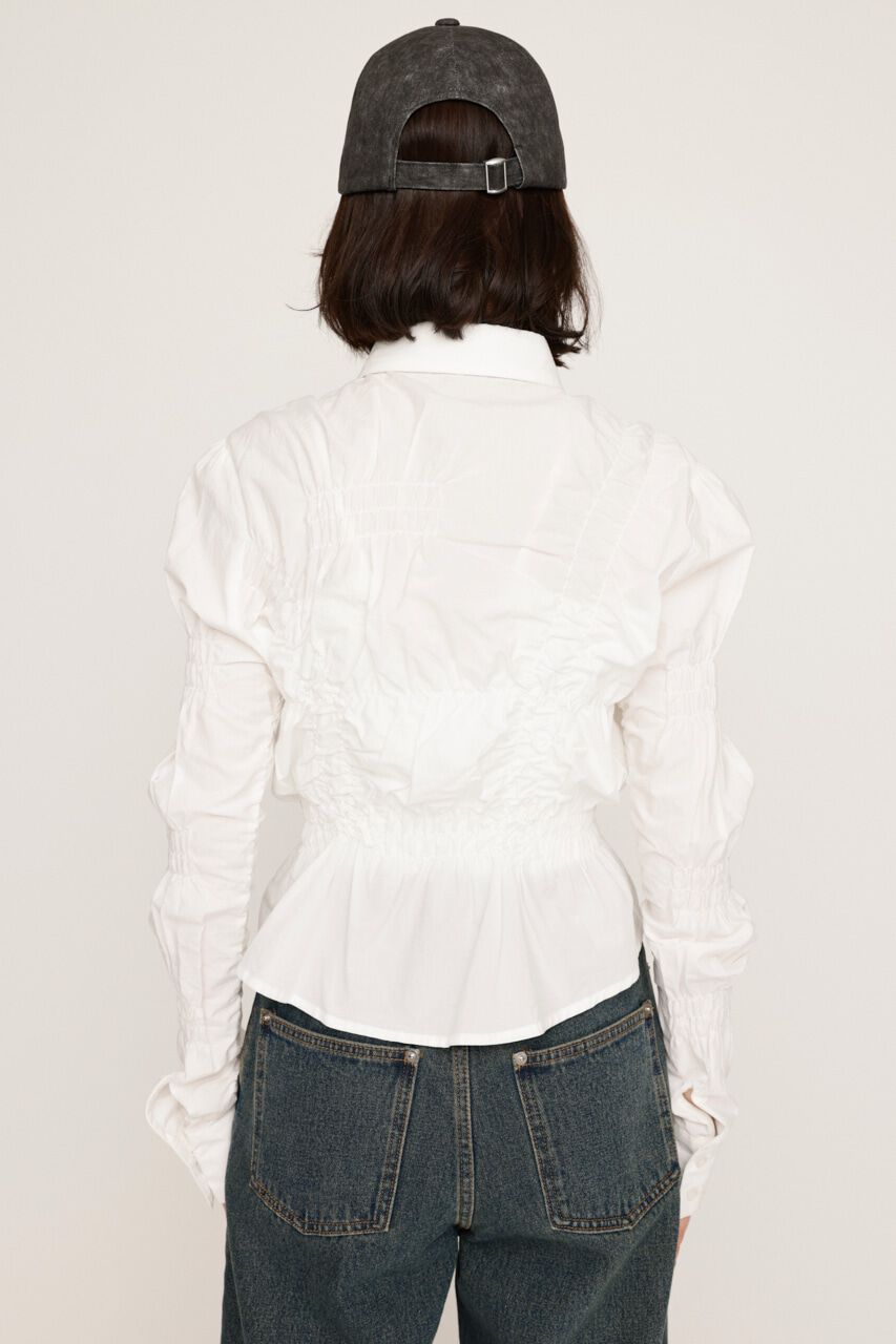 SLY「RANDOM SHIRRING トップス」|シャツ・ブラウス|