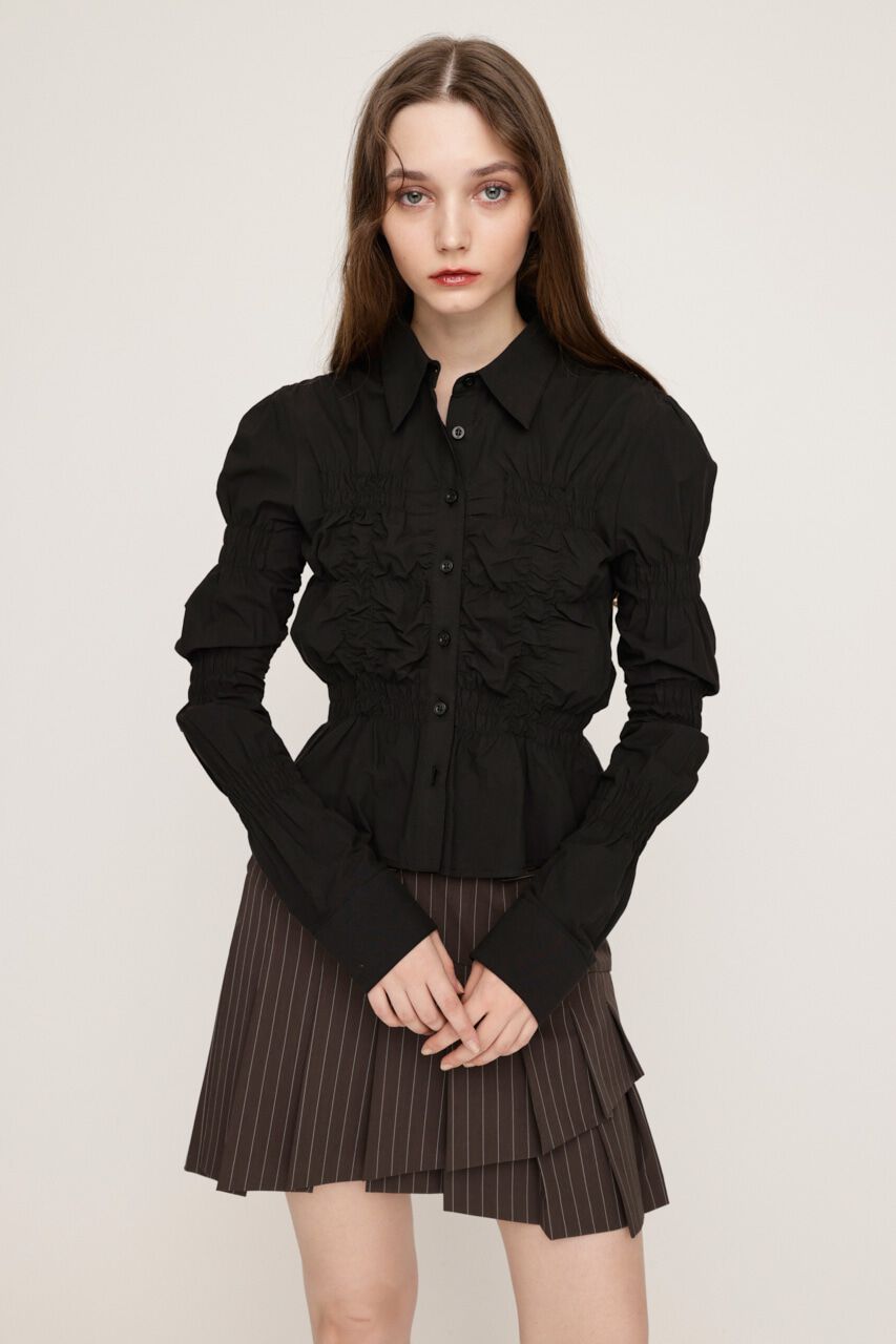 SLY「RANDOM SHIRRING トップス」|シャツ・ブラウス|