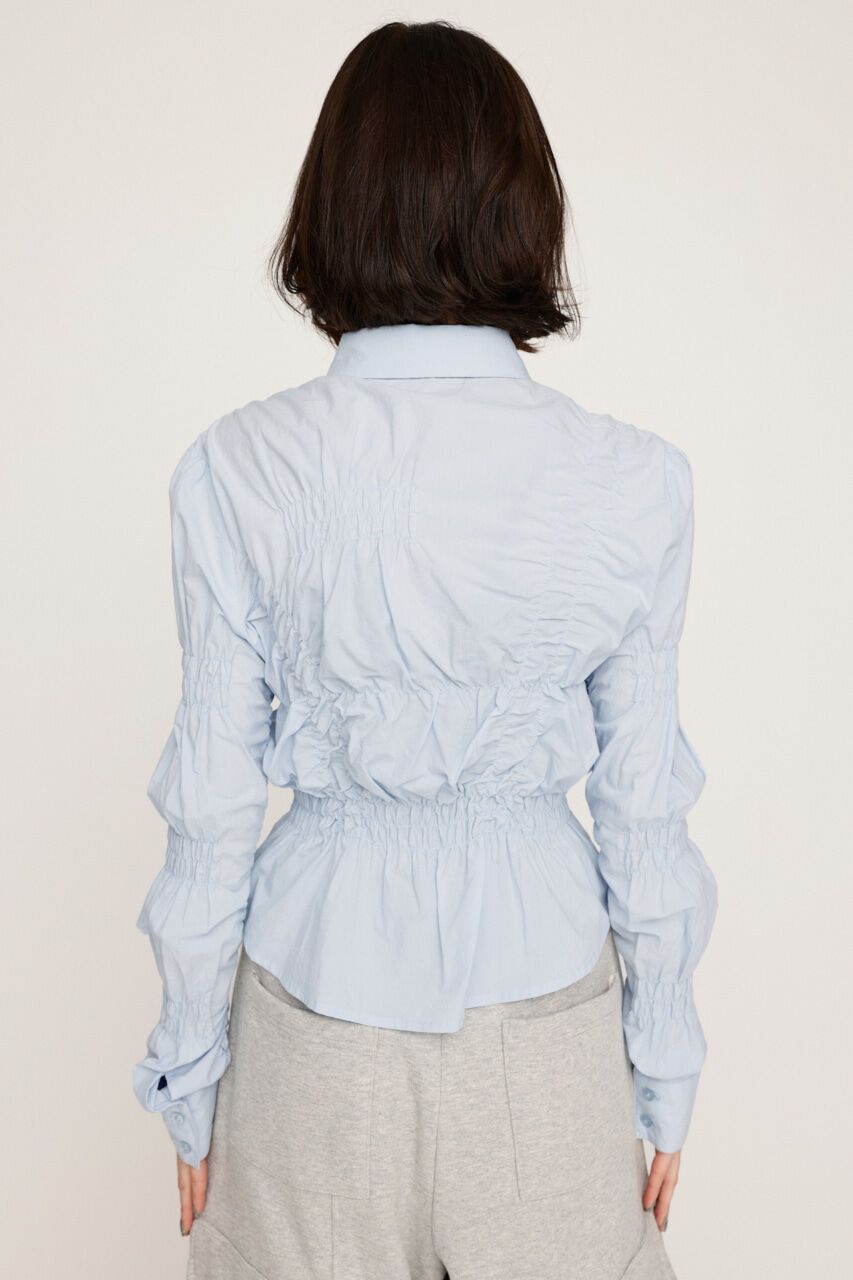 SLY「RANDOM SHIRRING トップス」|シャツ・ブラウス|