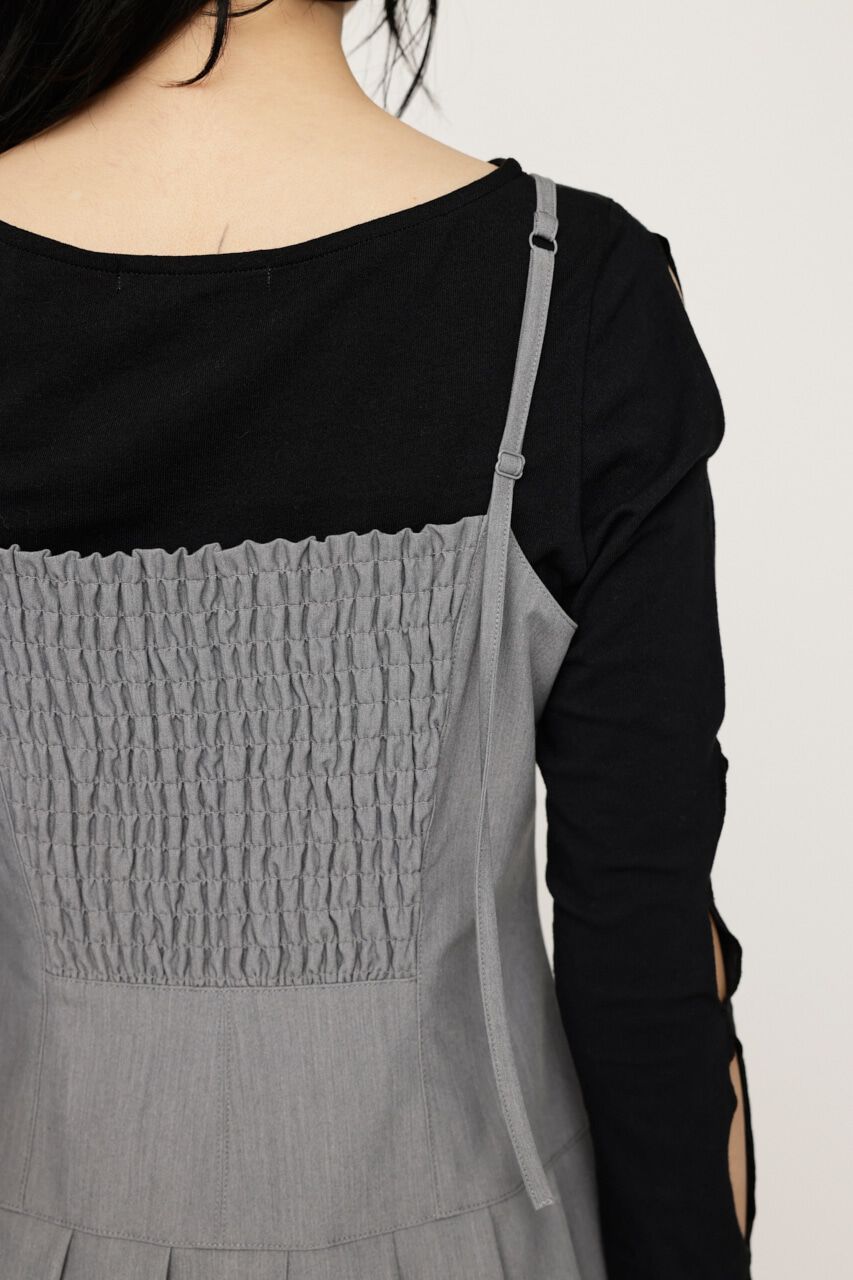 SLY「PLEATS CAMI ショートワンピース」|ワンピース|