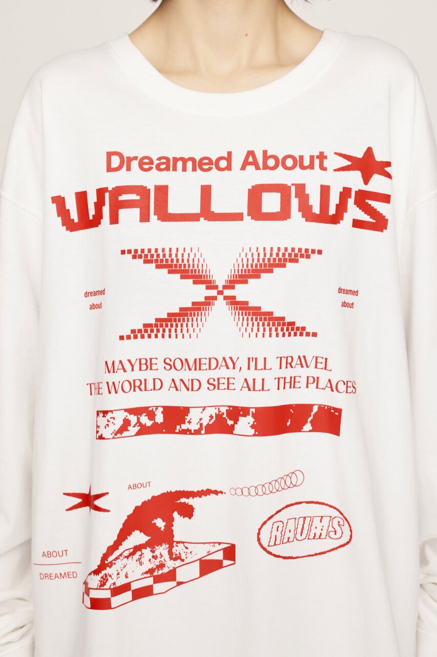 SLY「CREW NECK PRINT トップス」|Tシャツ・カットソー|