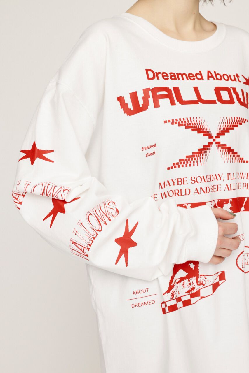 SLY「CREW NECK PRINT トップス」|Tシャツ・カットソー|