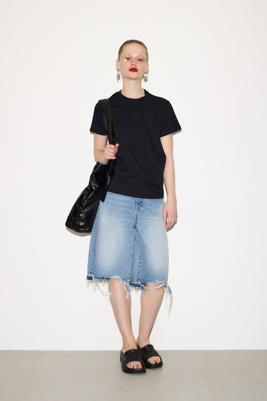 SLY「TWIST ASYMMETRY トップス」|Tシャツ・カットソー|