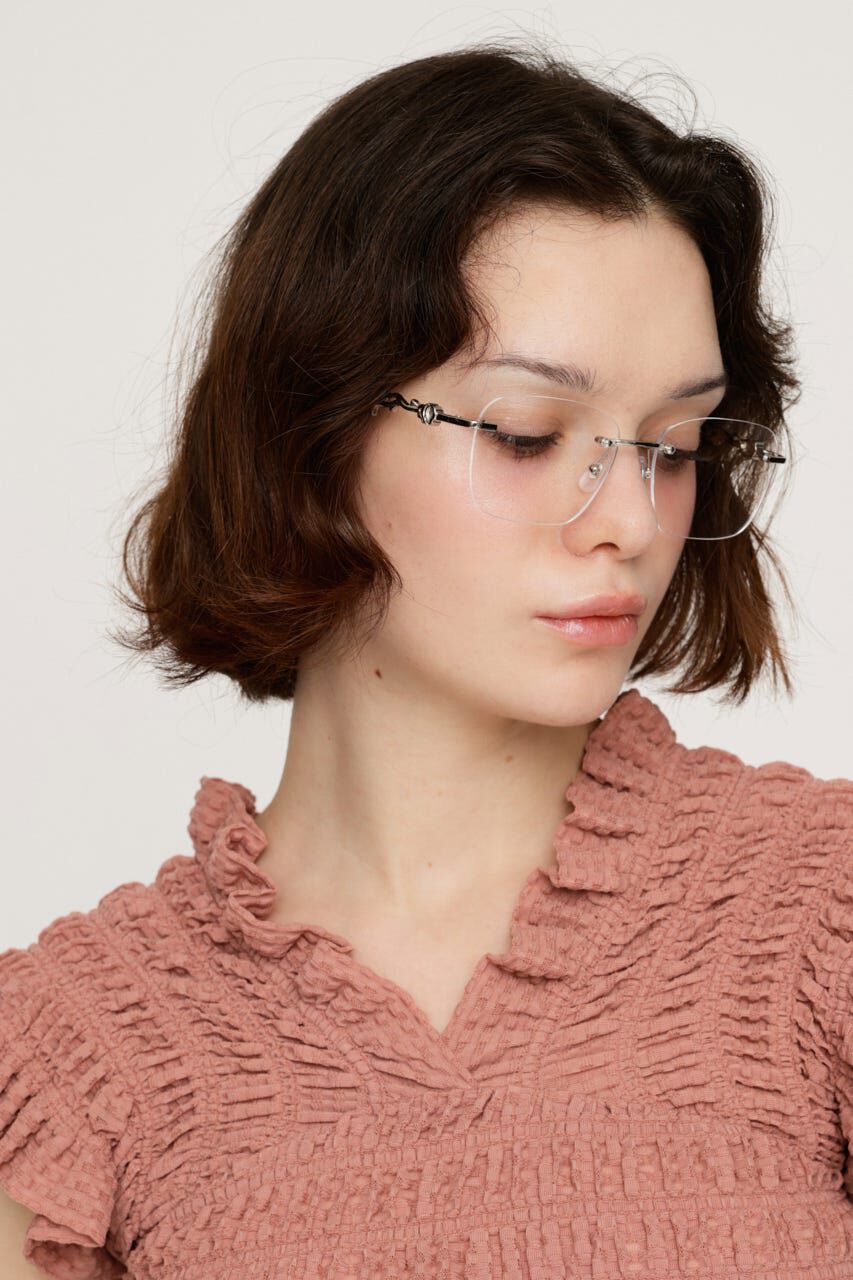 SLY「ROSE MOTIF CLEAR アイウェア」|メガネ|