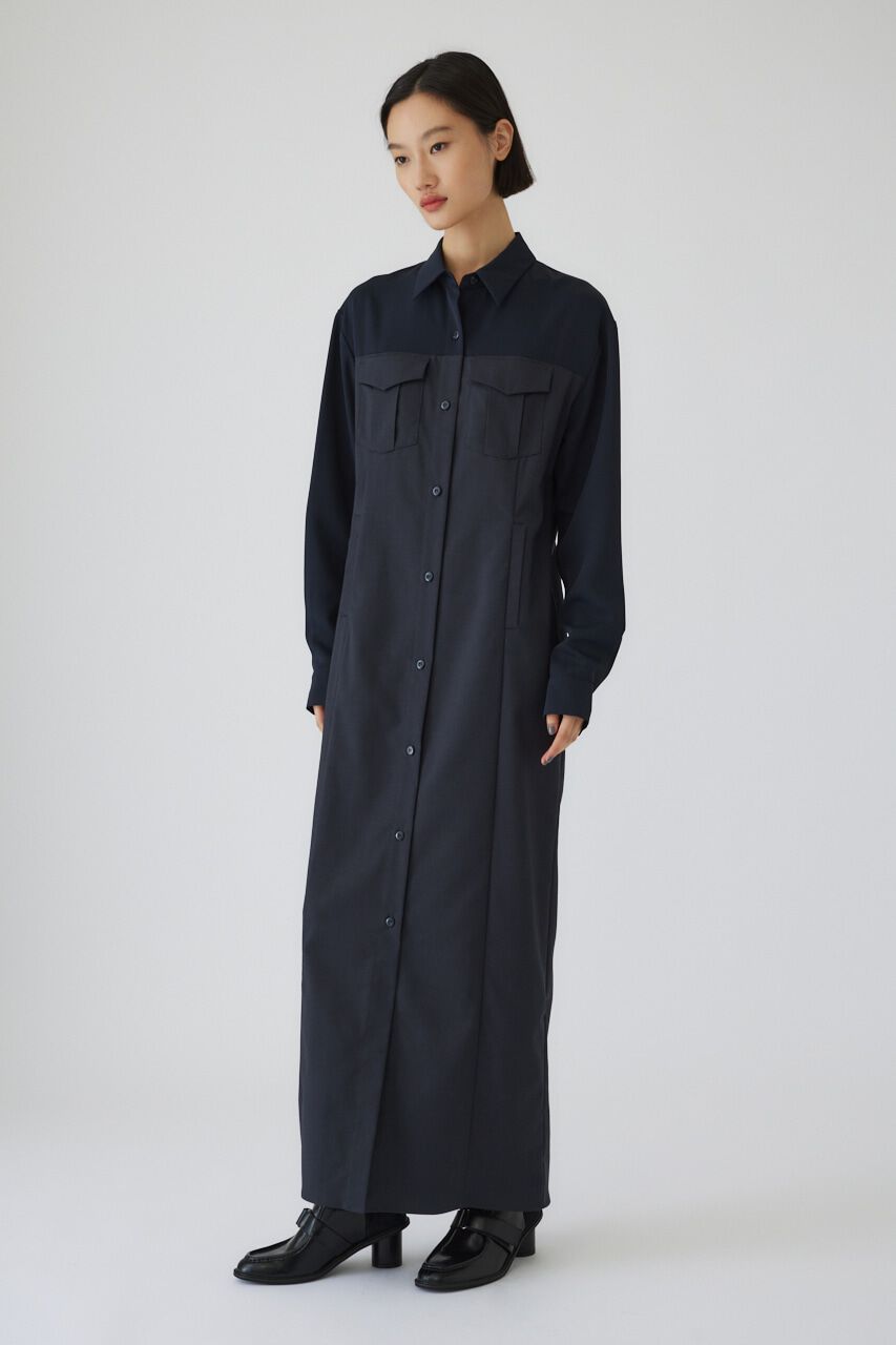 RIM.ARK 「Urban shirt OP」|ワンピース|GRY