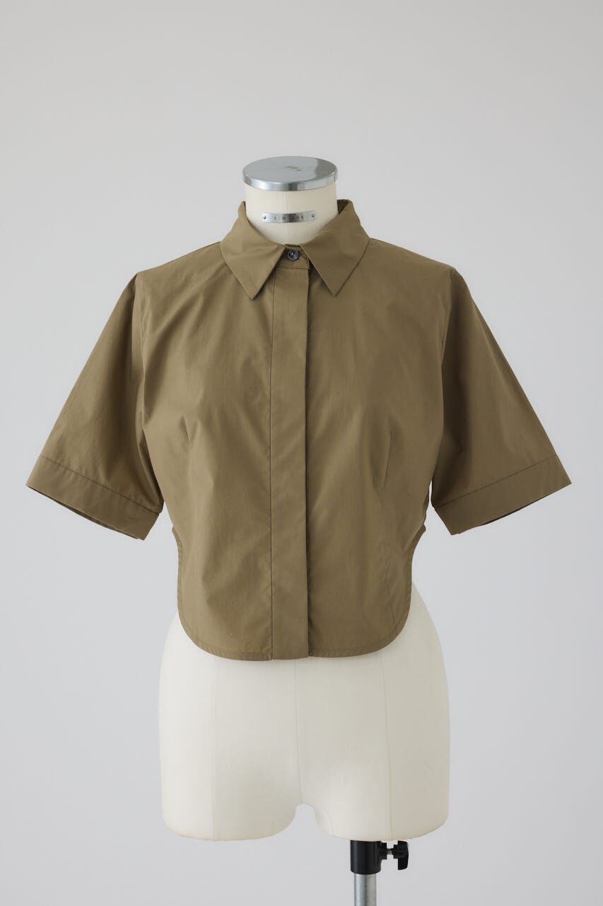 RIM.ARK 「Round hem short SH」|シャツ・ブラウス|BEG