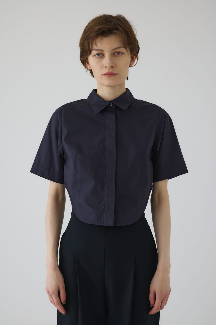 RIM.ARK 「Round hem short SH」|シャツ・ブラウス|