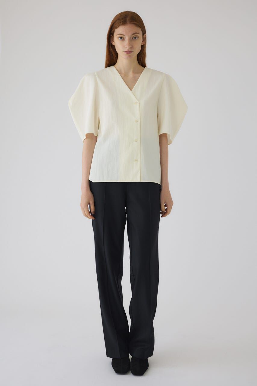 RIM.ARK 「Volume sleeve v-neck SH」|シャツ・ブラウス|