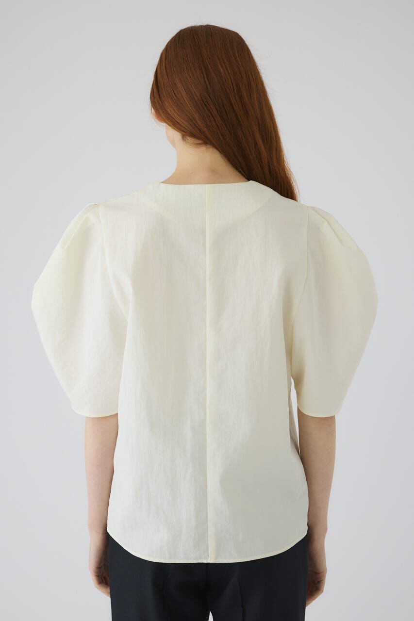 RIM.ARK 「Volume sleeve v-neck SH」|シャツ・ブラウス|