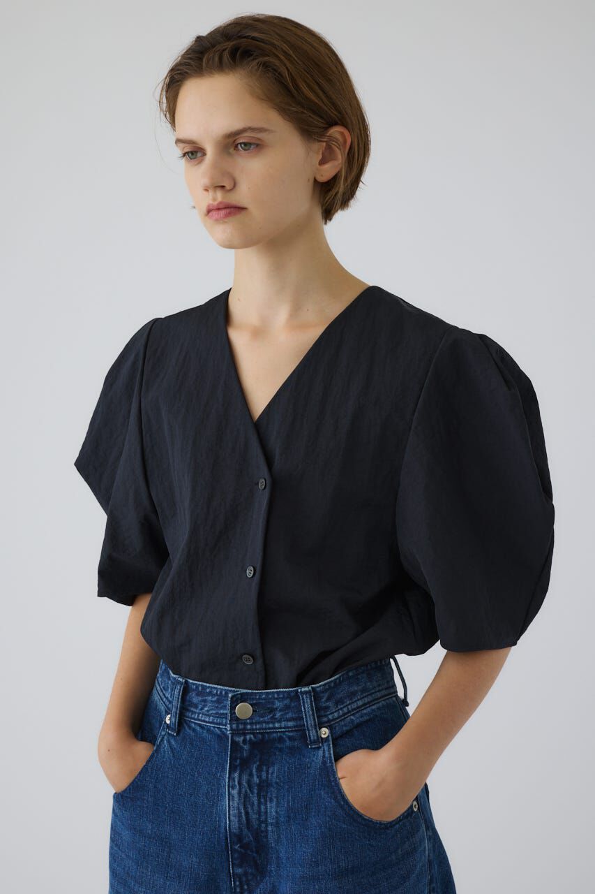 RIM.ARK 「Volume sleeve v-neck SH」|シャツ・ブラウス|