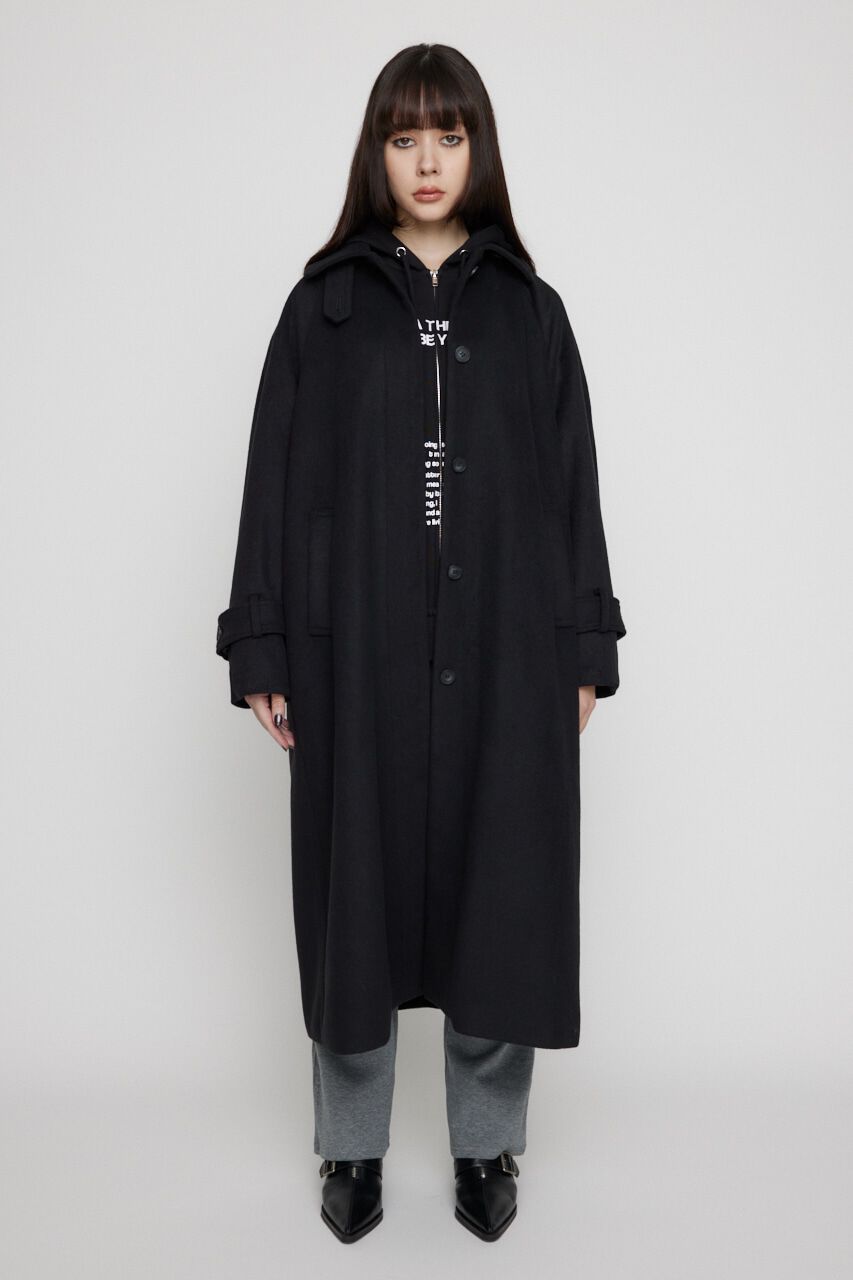 LAGUA GEM「SIMPLY OVER ロングコート」|その他|BLK