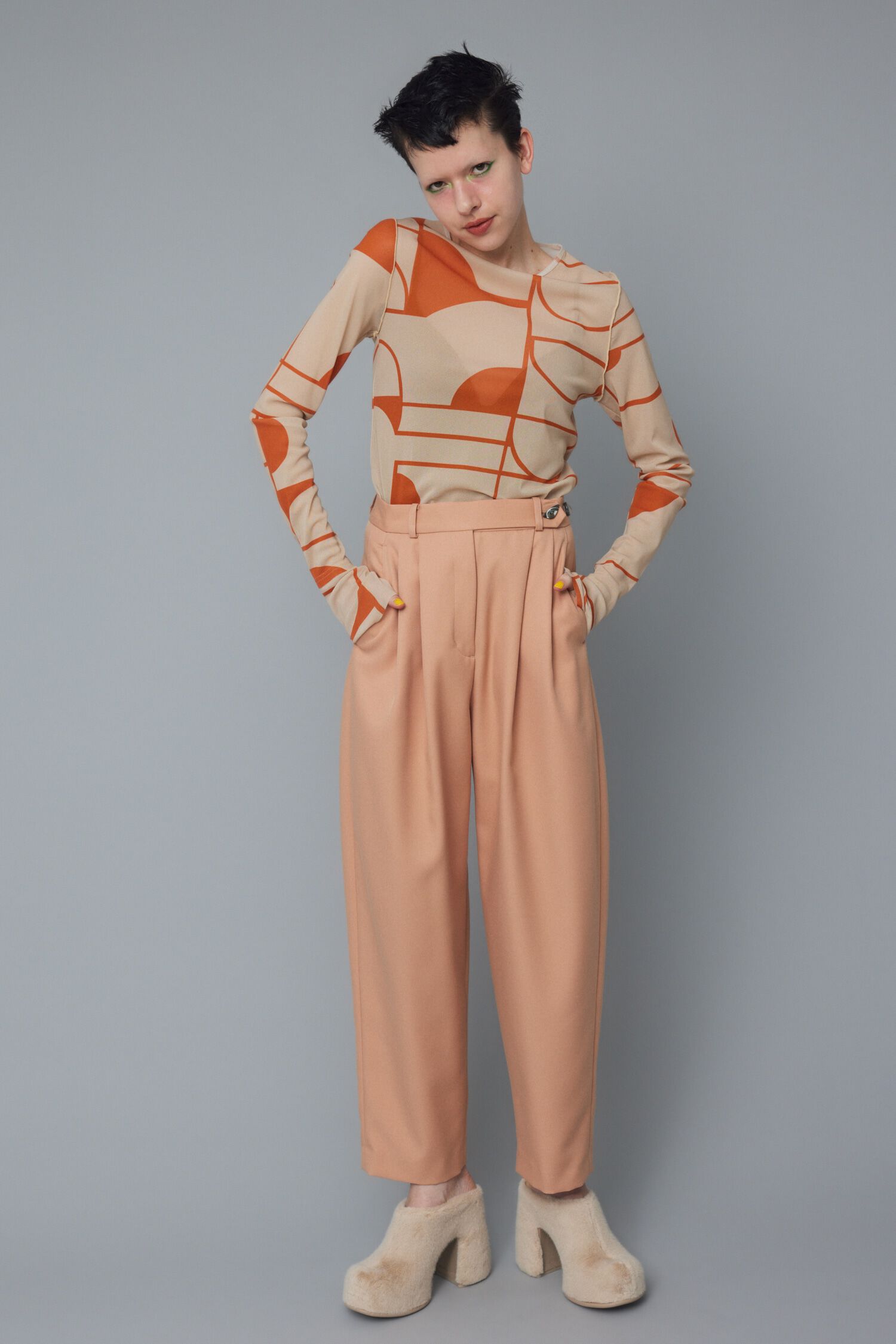 HeRIN.CYE「Thick belt pants」|その他|