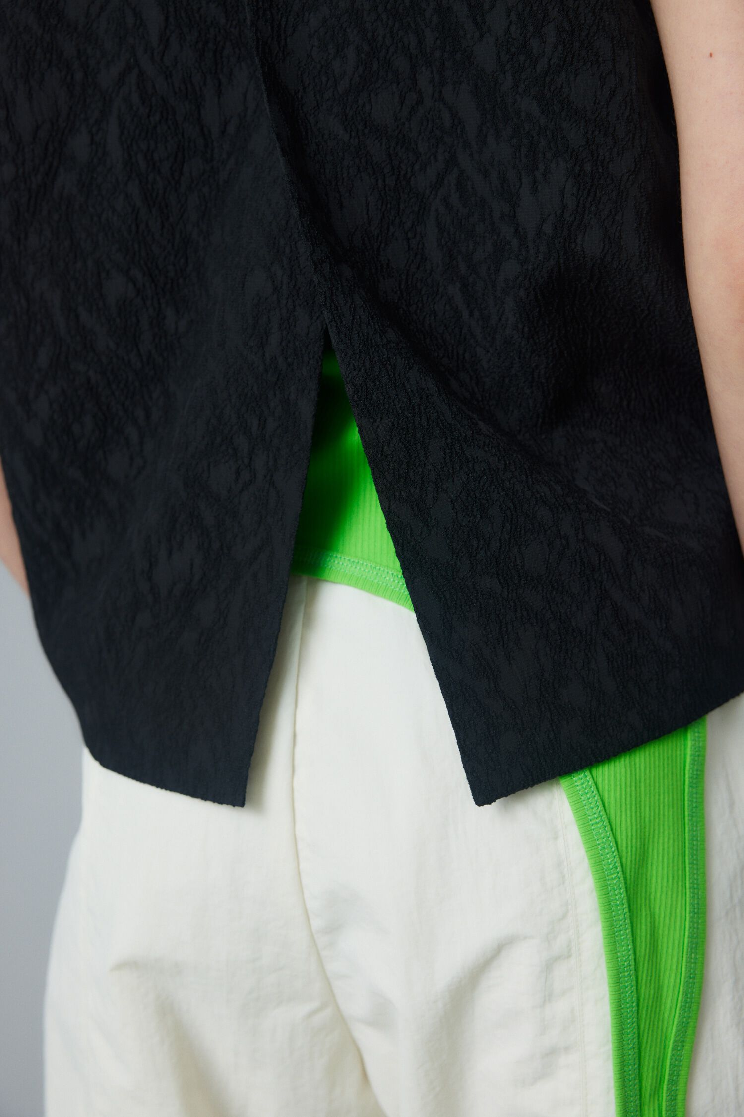 HeRIN.CYE「Jacquard vest」|ダウンベスト・ベスト|