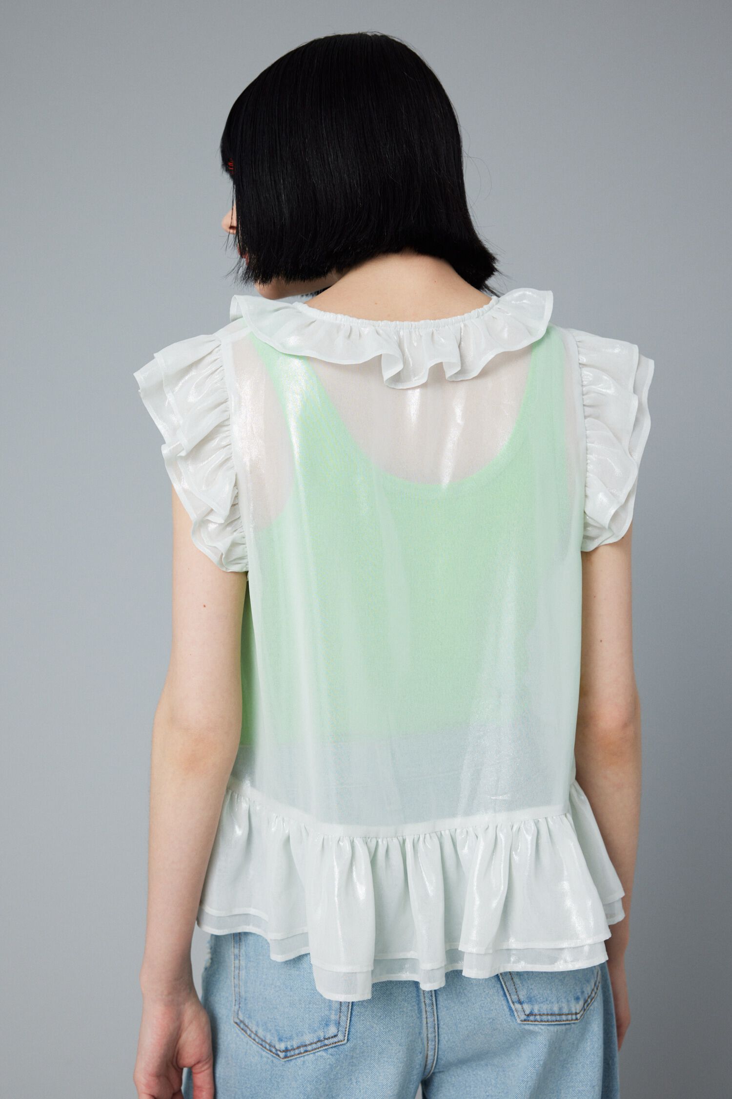 HeRIN.CYE「Many frill tops」|シャツ・ブラウス|