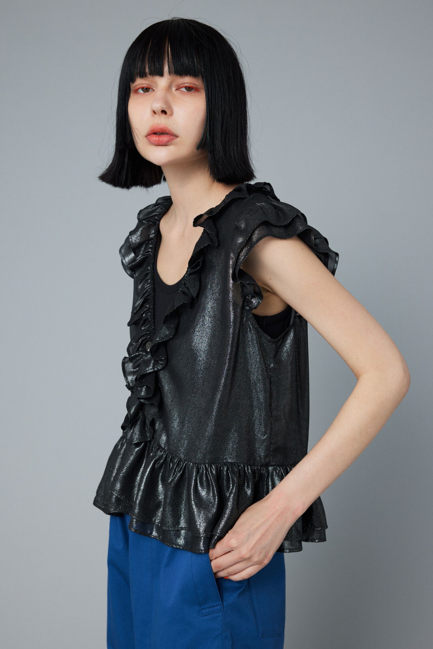 HeRIN.CYE「Many frill tops」|シャツ・ブラウス|