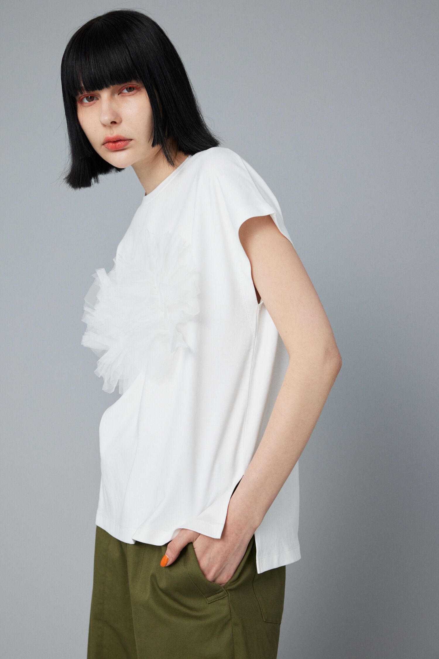 HeRIN.CYE「Attachment tops」|Tシャツ・カットソー|