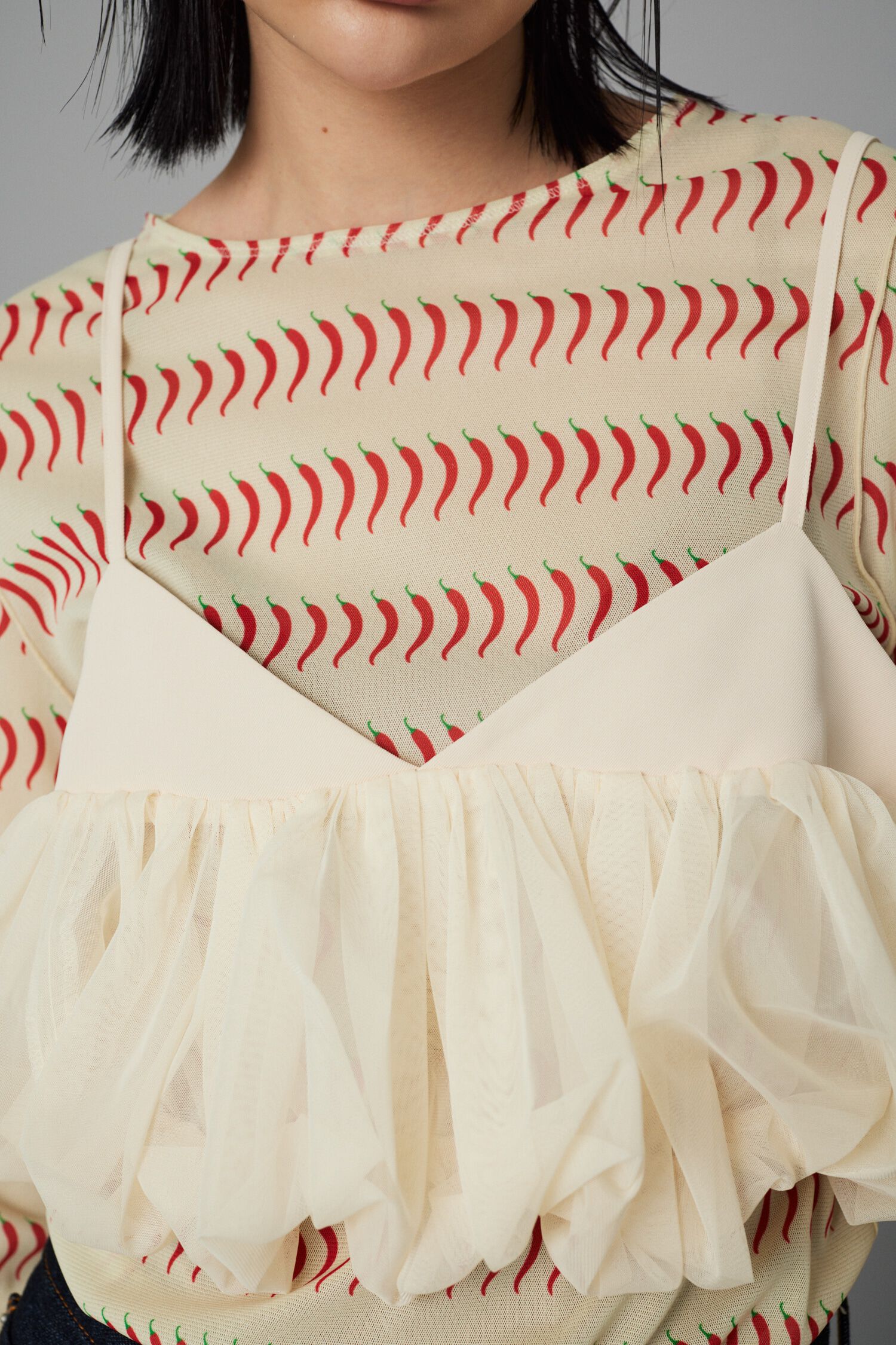 HeRIN.CYE「Balloon bustier」|シャツ・ブラウス|