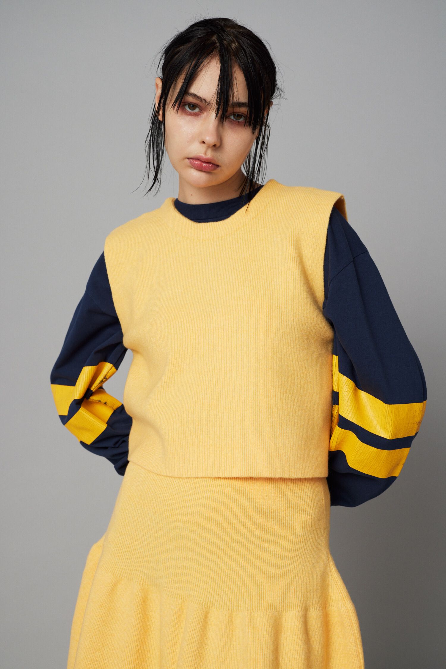 HeRIN.CYE「2way knit vest」|ニット・セーター|