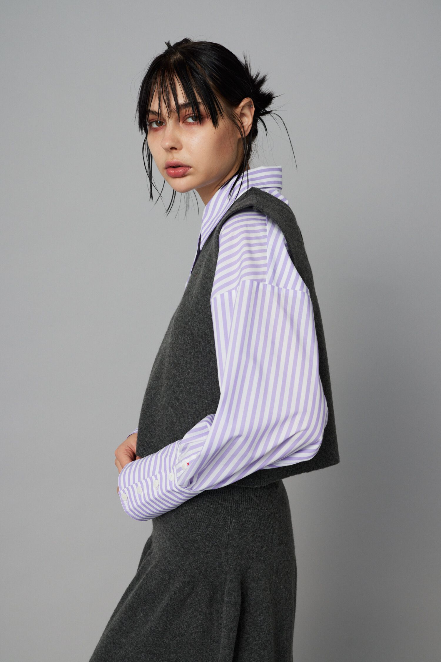 HeRIN.CYE「2way knit vest」|ニット・セーター|