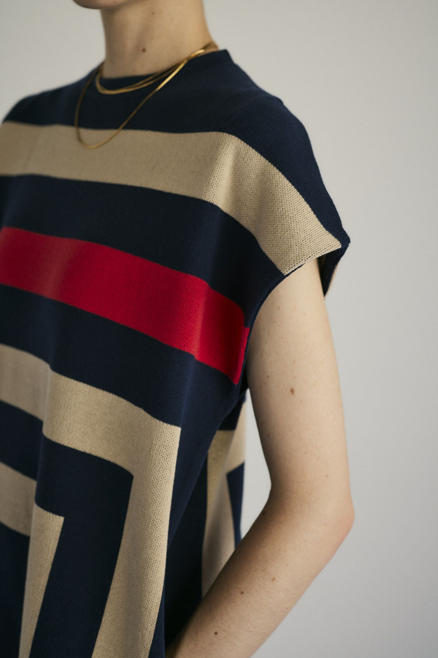 HeRIN.CYE「Square knit  one piece」|ワンピース|