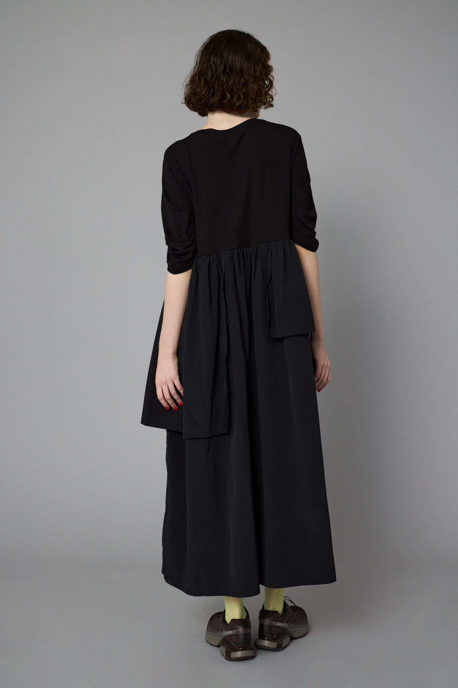 HeRIN.CYE「Tuck sleeve docking dress」|ワンピース|