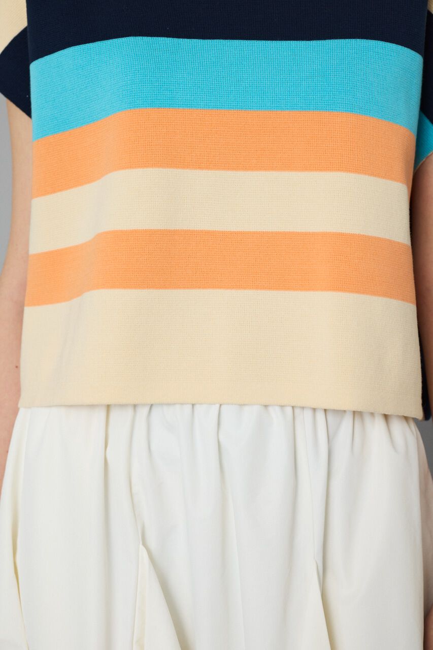 HeRIN.CYE「Border box tops」|ニット・セーター|