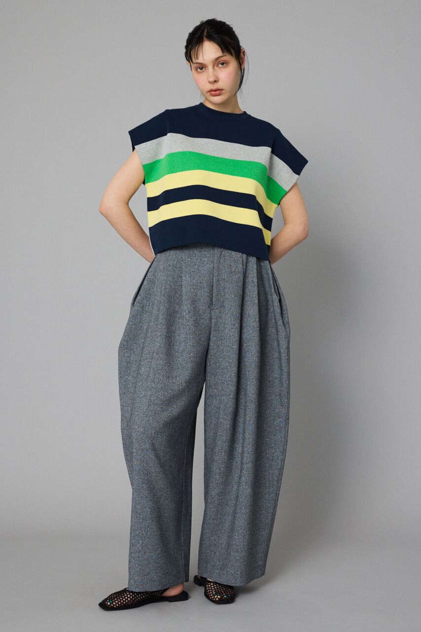 HeRIN.CYE「Border box tops」|ニット・セーター|