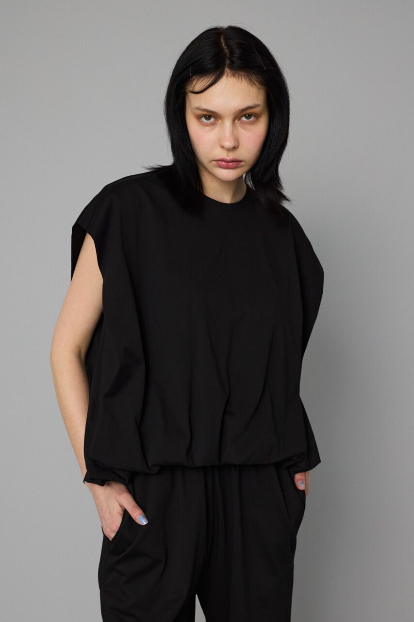 HeRIN.CYE「Balloon hem cut tops」|Tシャツ・カットソー|BLK