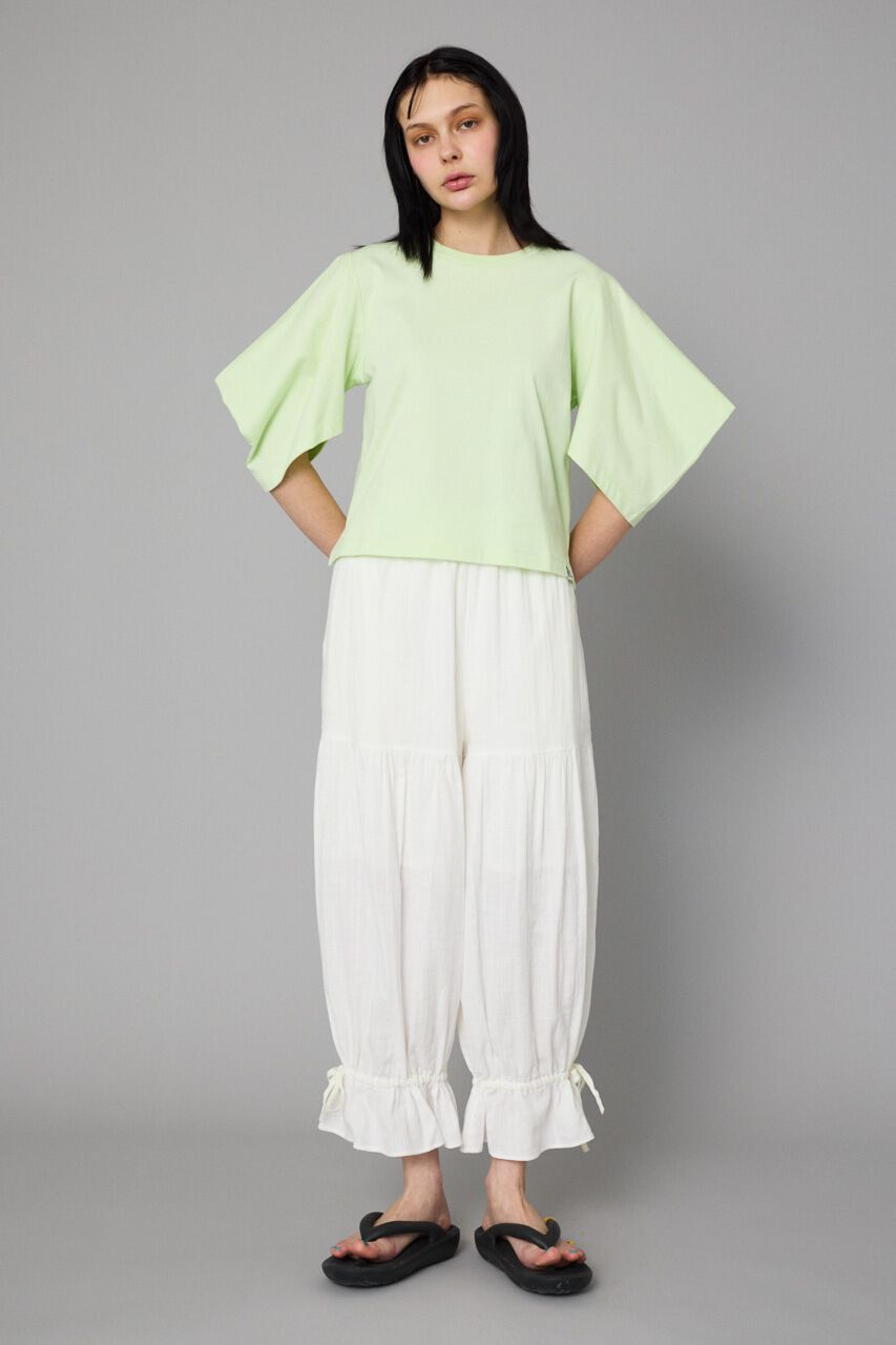 HeRIN.CYE「Tuck sleeve cut tops」|Tシャツ・カットソー|