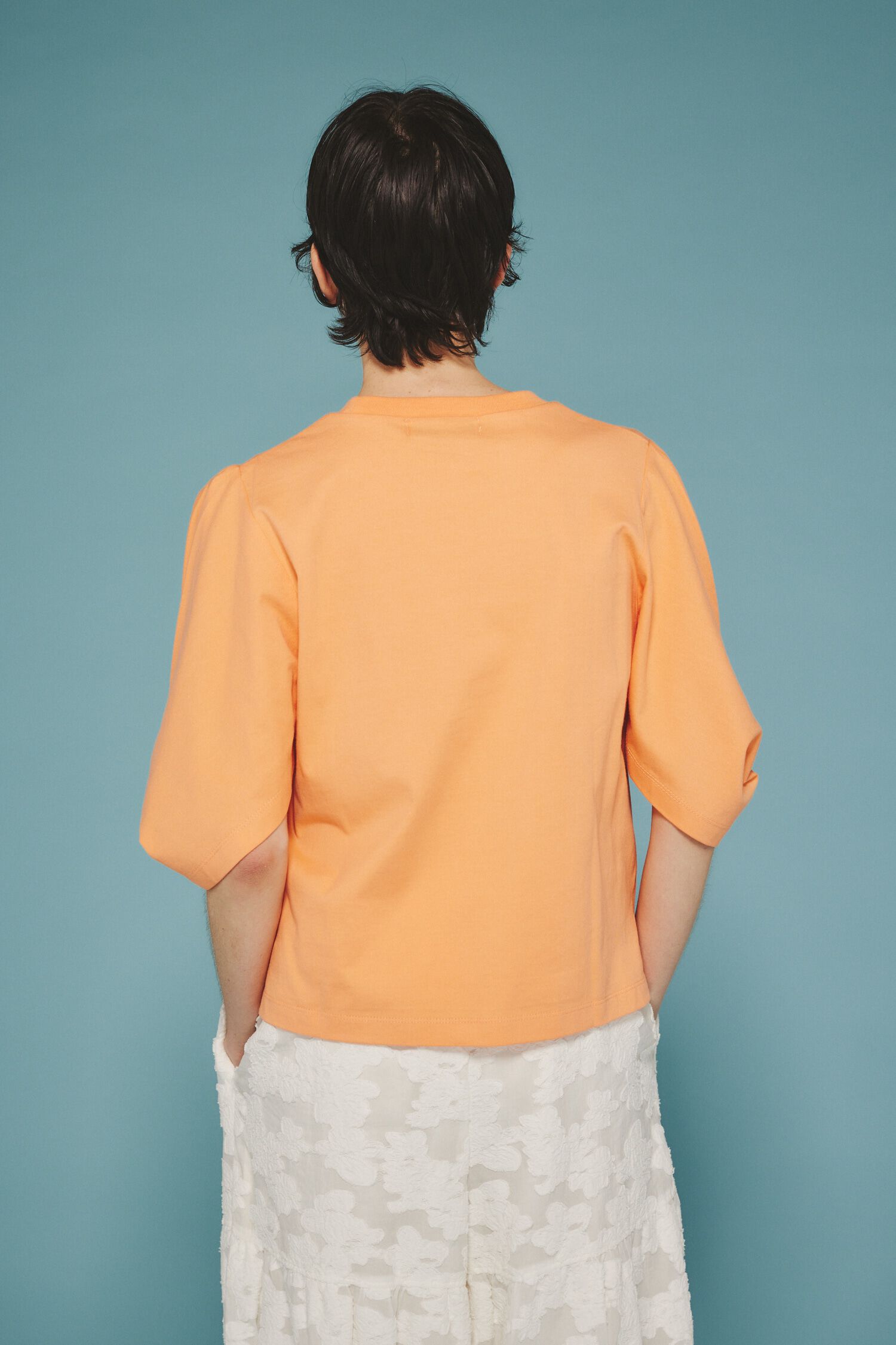 HeRIN.CYE「Tuck sleeve cut tops」|Tシャツ・カットソー|