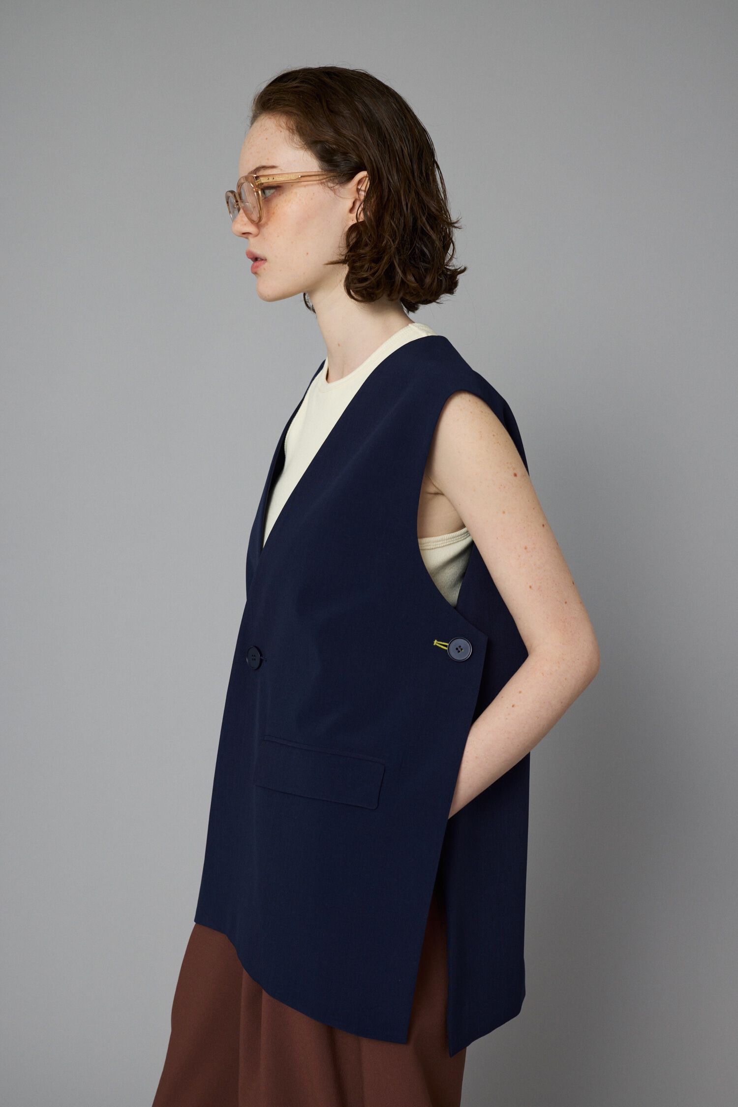 HeRIN.CYE「Many way vest」|シャツ・ブラウス|