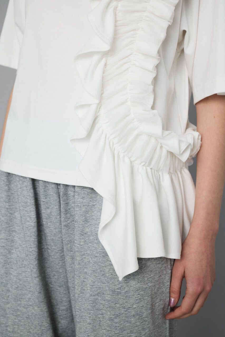 HeRIN.CYE「Many frill cut tops」|シャツ・ブラウス|