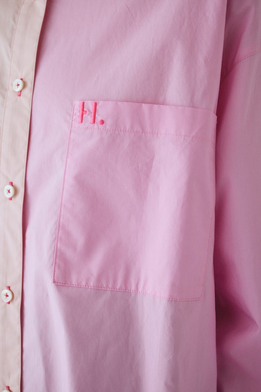 HeRIN.CYE「Bicolor shirt」|シャツ・ブラウス|