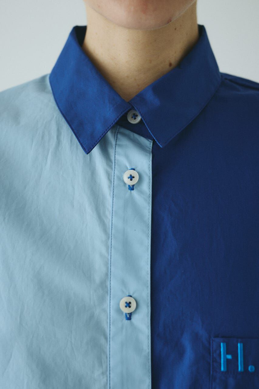 HeRIN.CYE「Bicolor shirt」|シャツ・ブラウス|