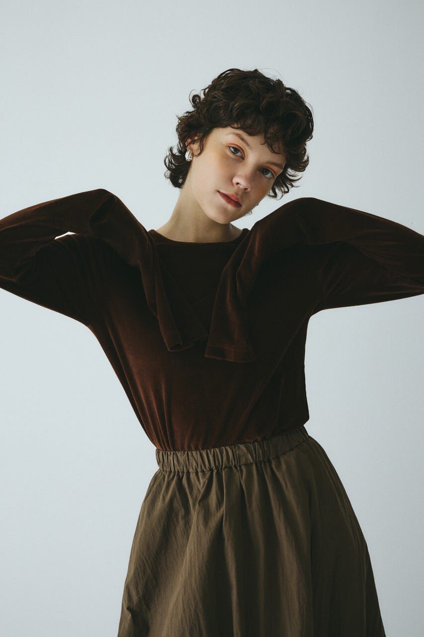 HeRIN.CYE「Velor cut tops」|Tシャツ・カットソー|