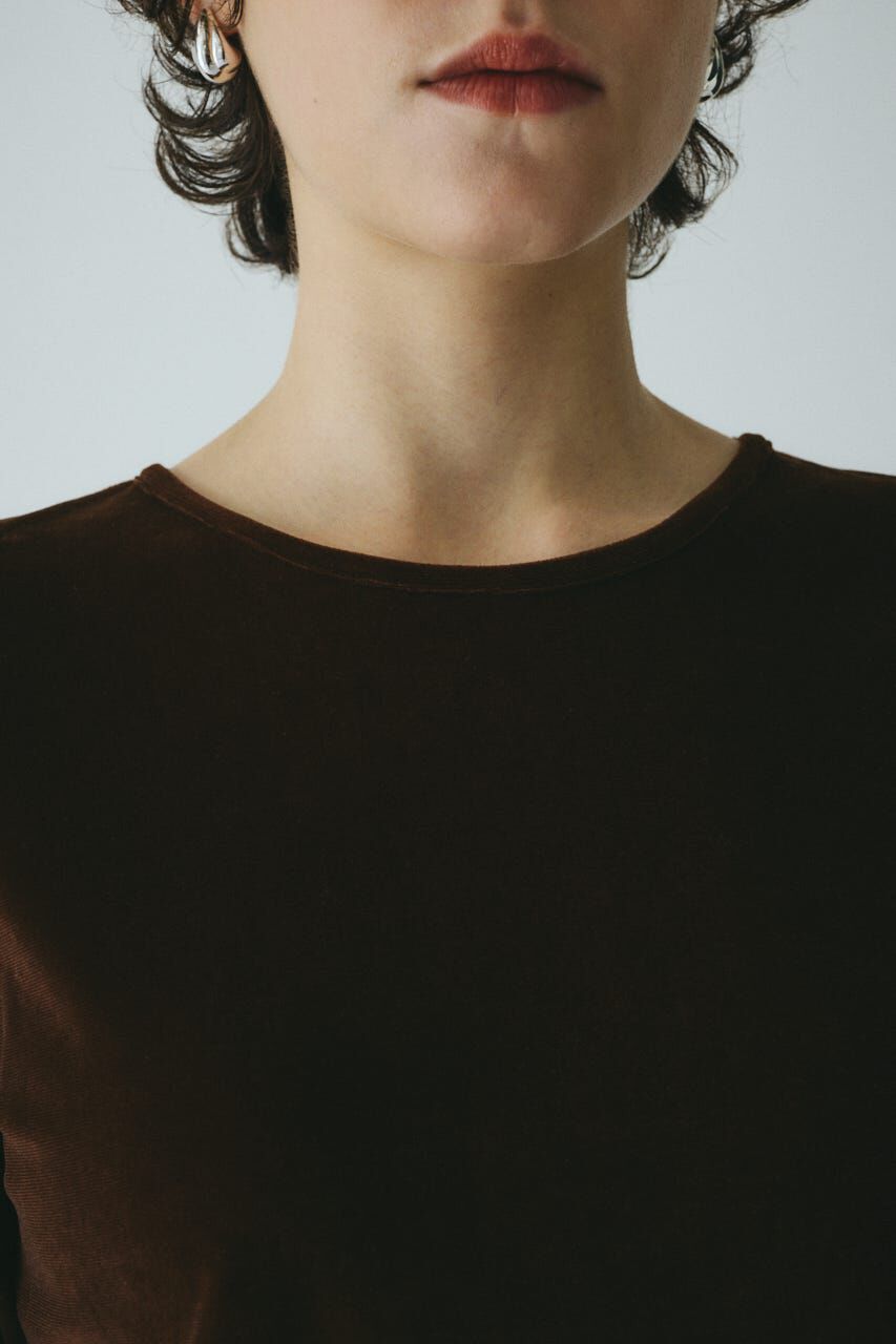 HeRIN.CYE「Velor cut tops」|Tシャツ・カットソー|