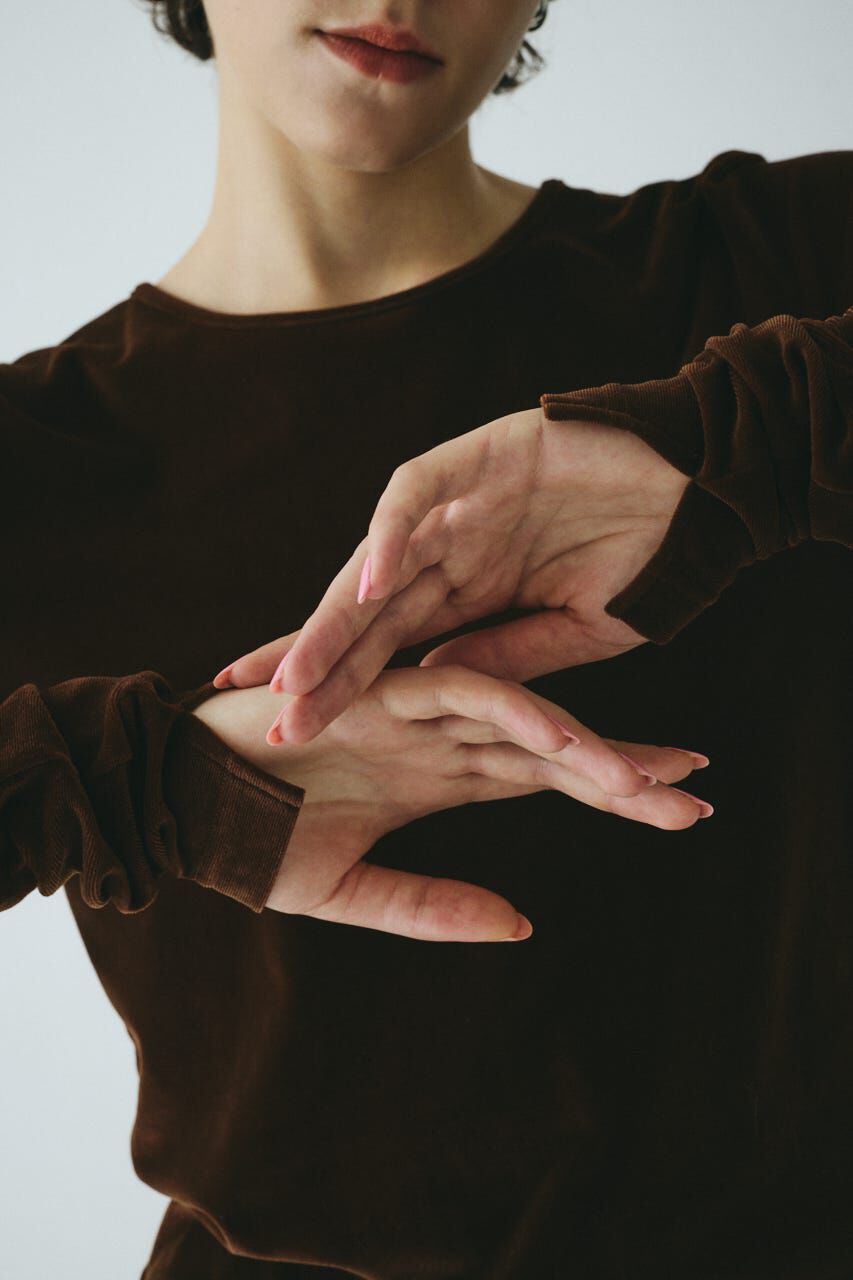 HeRIN.CYE「Velor cut tops」|Tシャツ・カットソー|