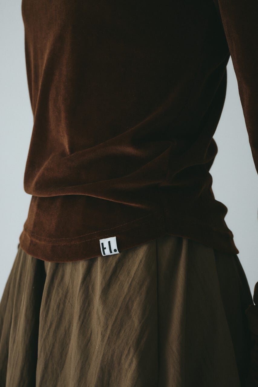 HeRIN.CYE「Velor cut tops」|Tシャツ・カットソー|