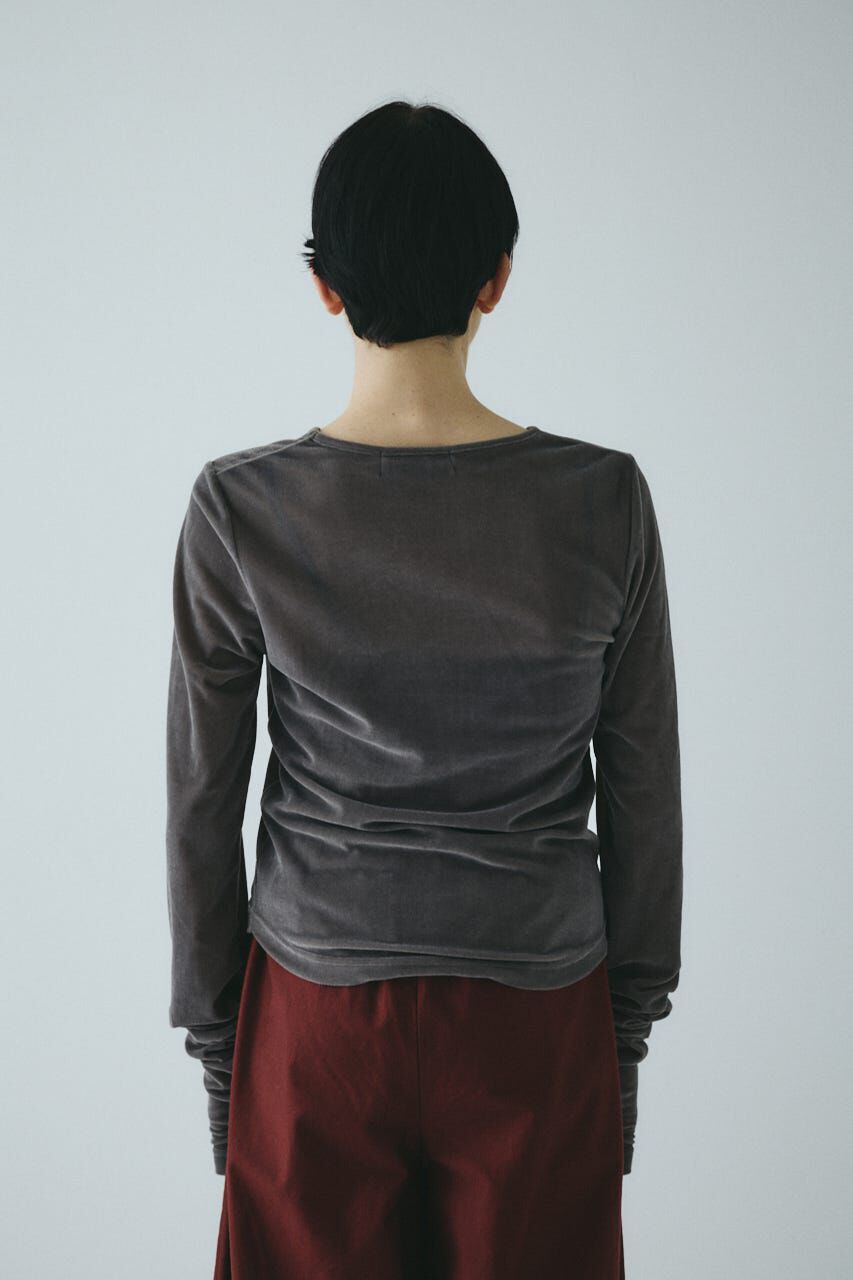 HeRIN.CYE「Velor cut tops」|Tシャツ・カットソー|