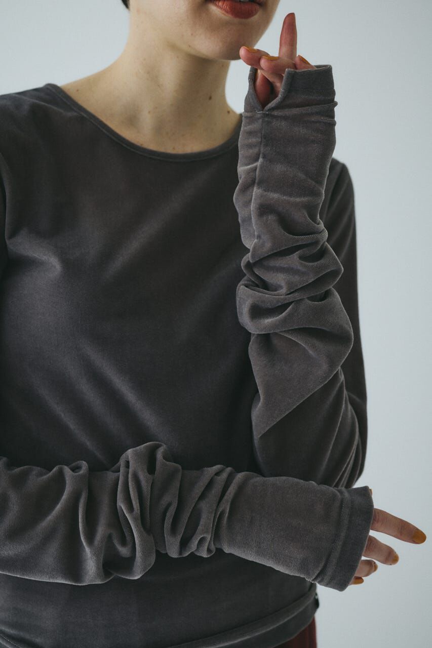 HeRIN.CYE「Velor cut tops」|Tシャツ・カットソー|