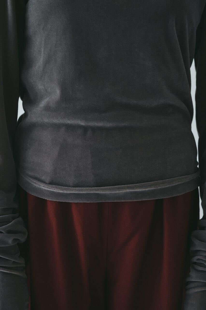 HeRIN.CYE「Velor cut tops」|Tシャツ・カットソー|