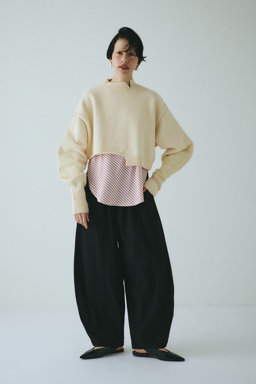 HeRIN.CYE「Asymmetrry hem knit tops」|ニット・セーター|